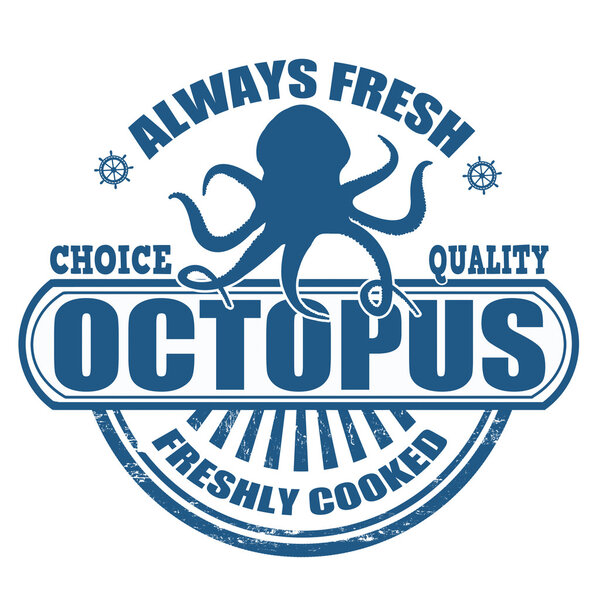 Octopus stamp