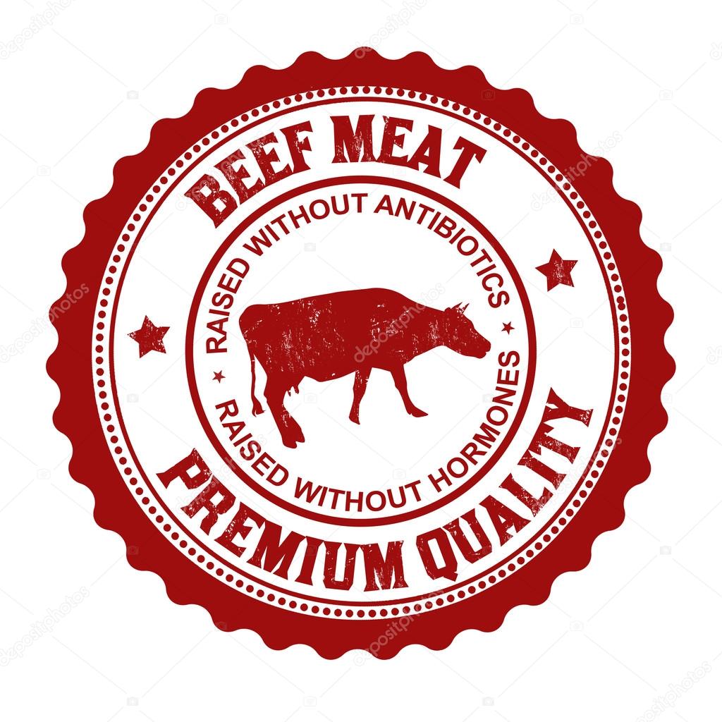 Beef meat stamp Stock Vector Image by ©roxanabalint 44088891