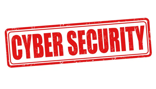 Cyber security stempel — Stockvector