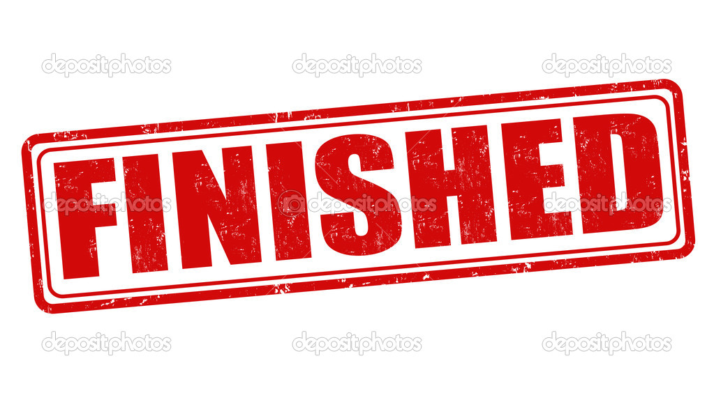 Finished stamp — Stock Vector © roxanabalint #44527799