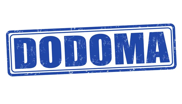 Dodoma-Stempel — Stockvektor