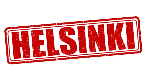 Helsinki stempel — Stockvector