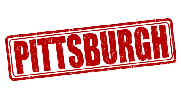 Carimbo de Pittsburgh — Vetor de Stock