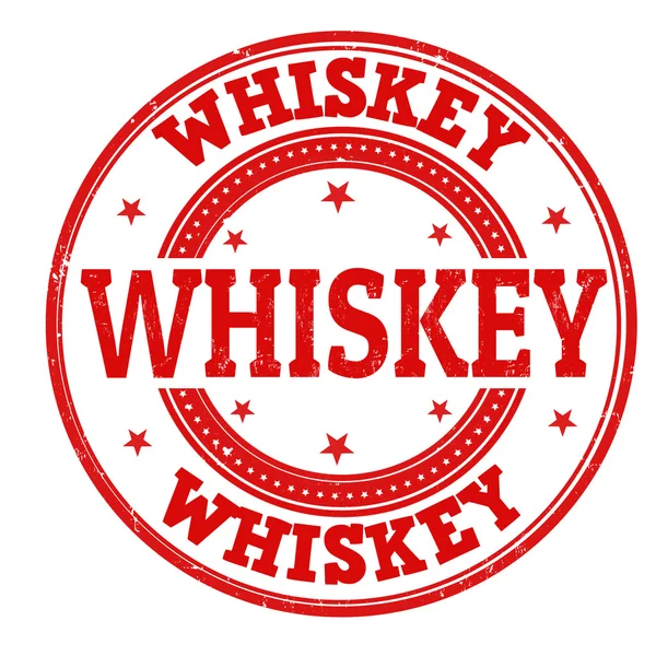 Whiskey stamp — Stock Vector