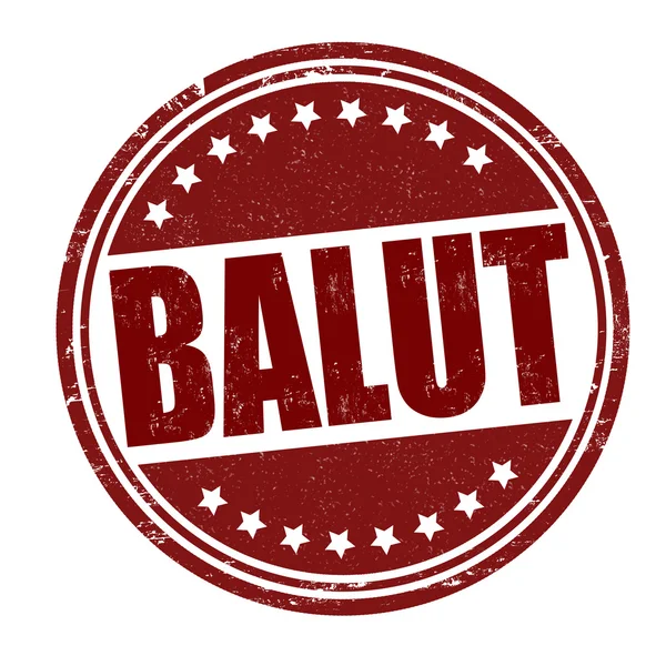 Балутская марка — стоковый вектор