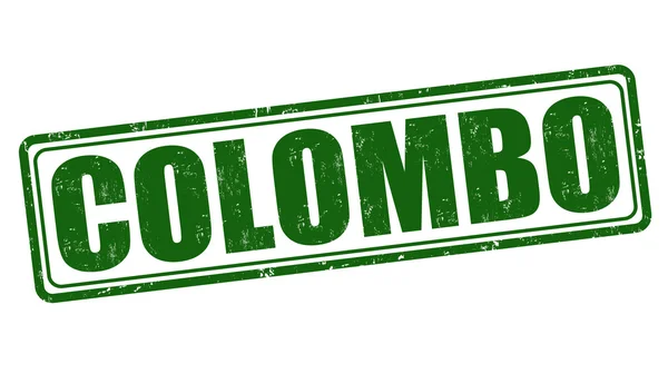 Timbre colombo — Image vectorielle