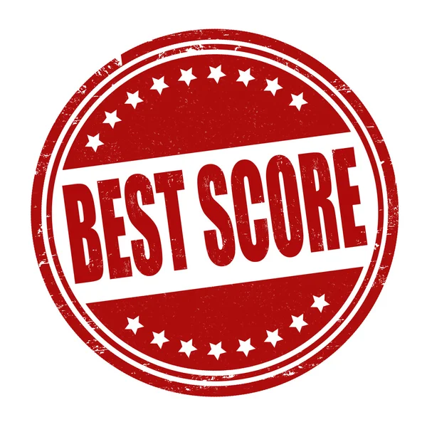 Best score stamp — Stock Vector