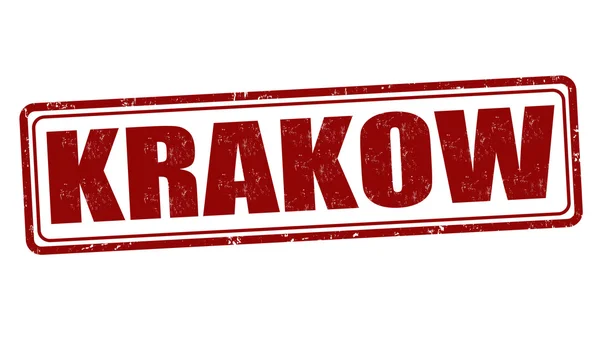 Krakov razítko — Stockový vektor