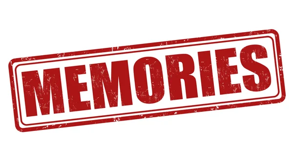 Μνήμες σφραγίδα — Διανυσματικό Αρχείο