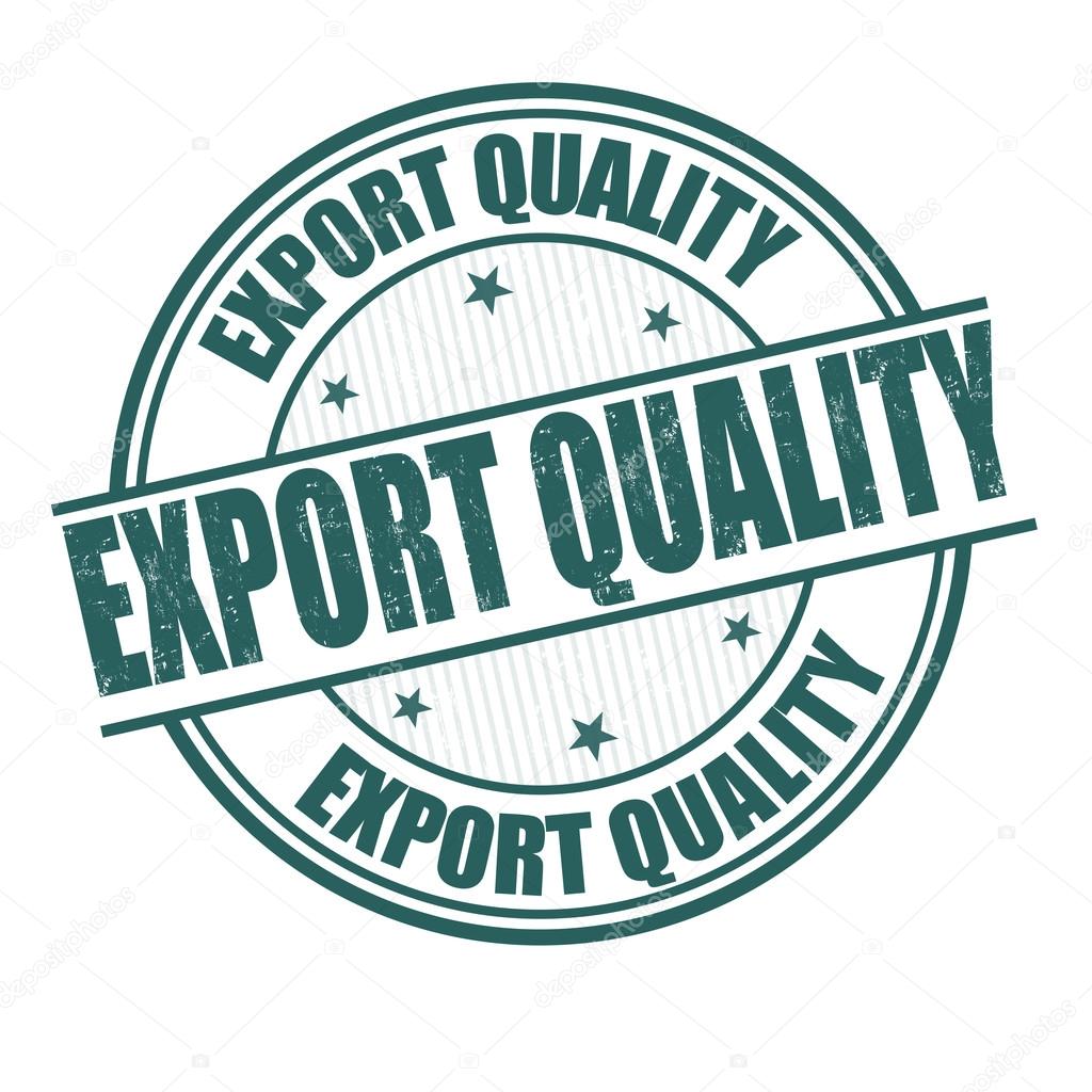 Export quality stamp