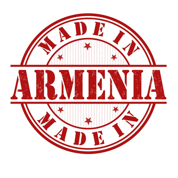 W Armenii pieczęć — Wektor stockowy