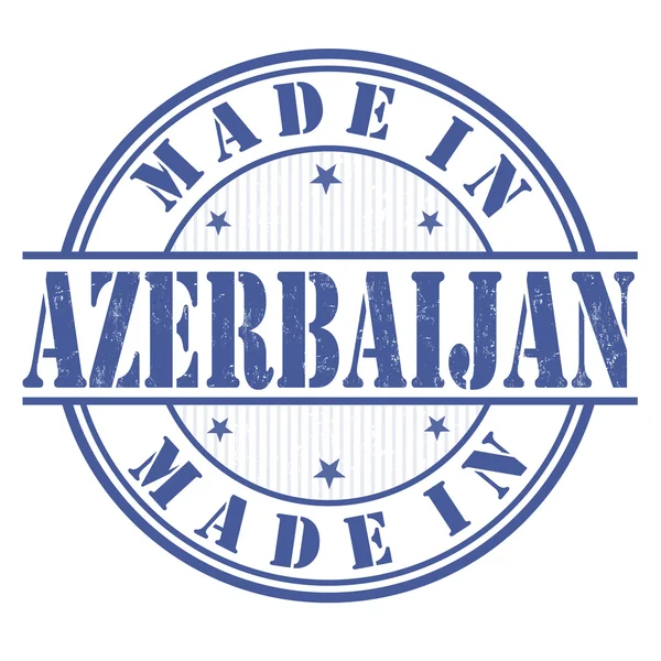 Made in Azerbaijan stamp — Stock Vector