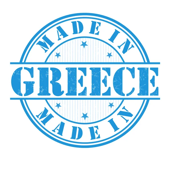 Made in Greece stamp — Stock Vector