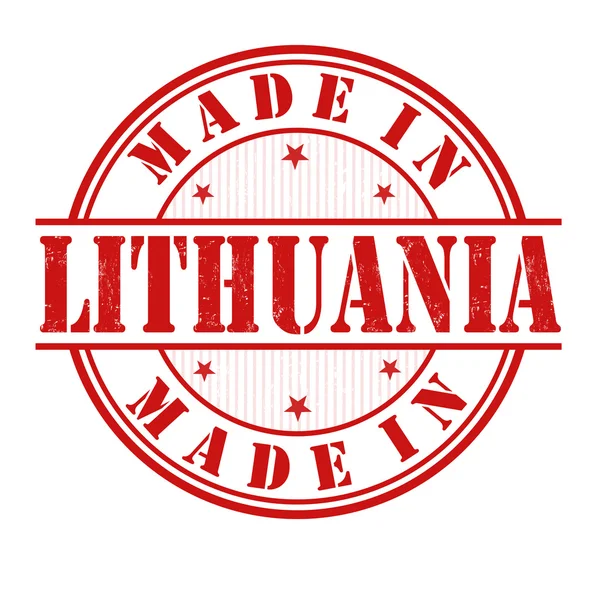 W Litwie pieczęć — Wektor stockowy