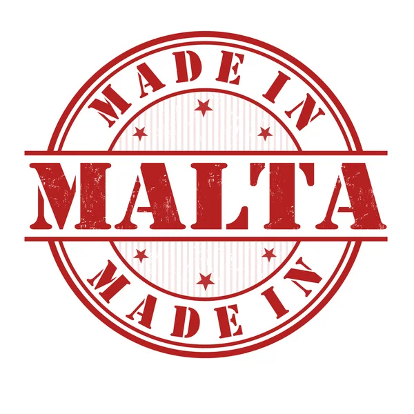 Made in Malta stamp — Stock Vector
