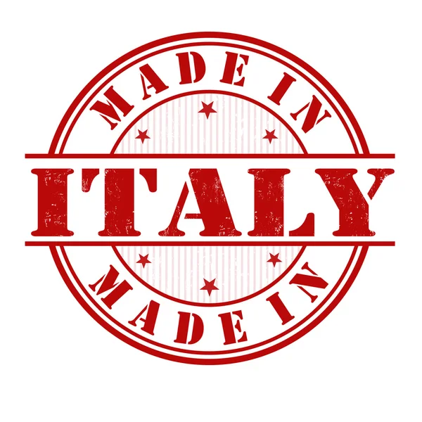 Gemaakt in Italië stempel — Stockvector
