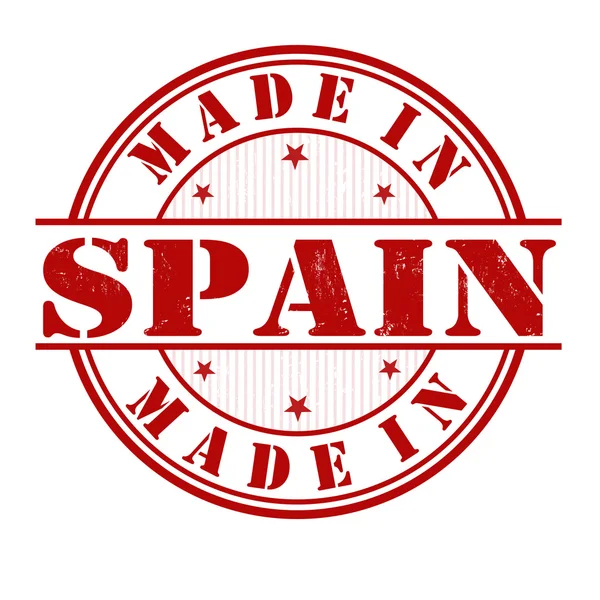 Made in Spain stamp — Stock Vector