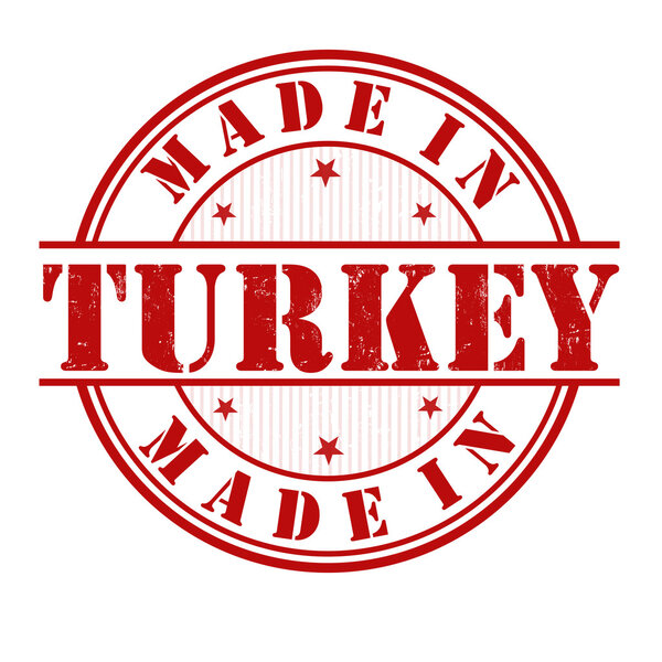 Made in Turkey stamp