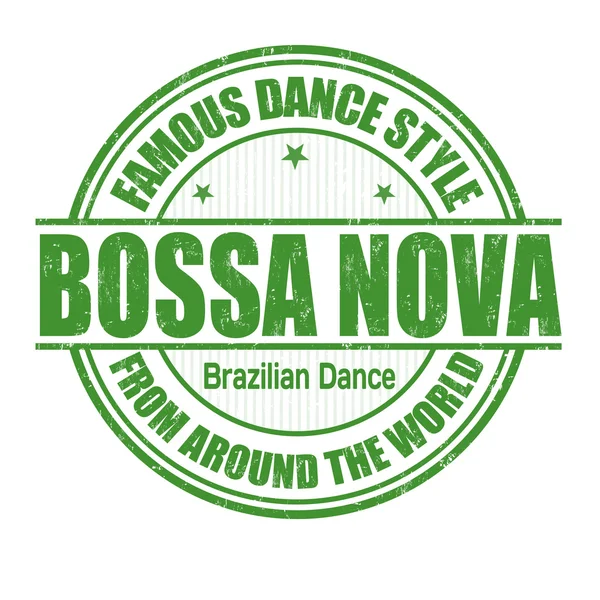 Sello Bossa Nova — Vector de stock