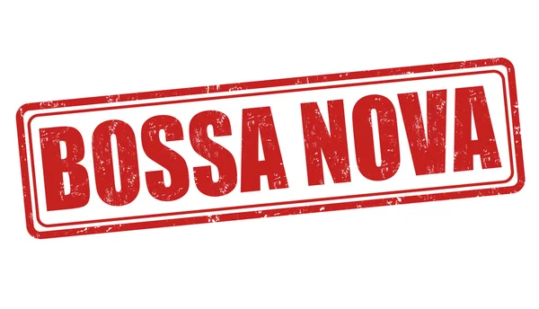 Bossa nova damgası — Stok Vektör