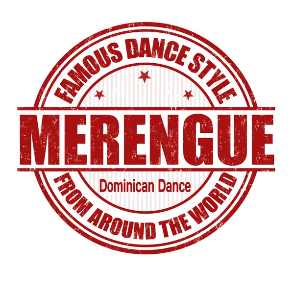 Timbre merengue — Image vectorielle