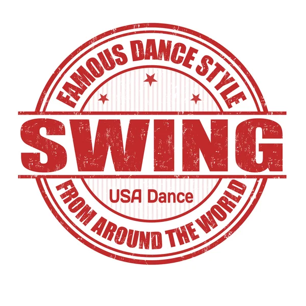 Swing damgası — Stok Vektör