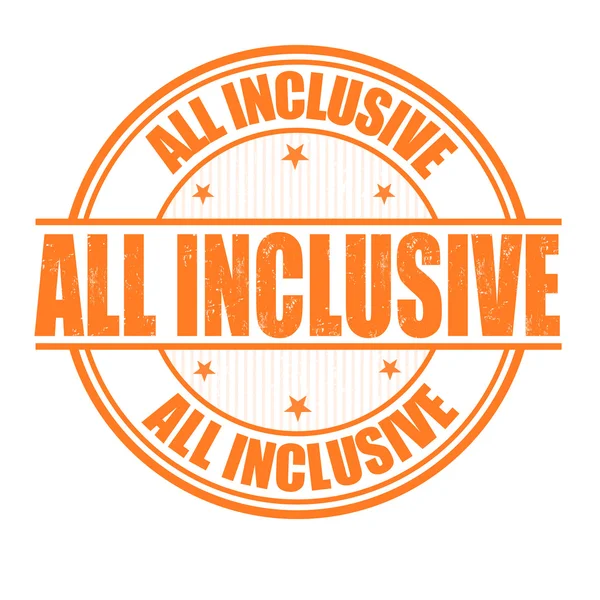 Pieczęć all inclusive — Wektor stockowy