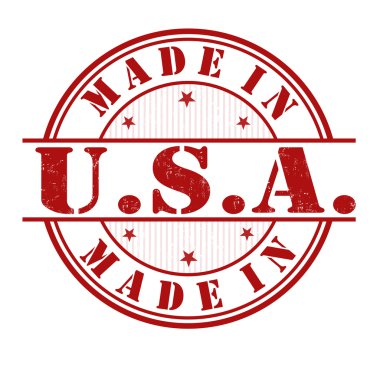 Made in USA stamp clipart