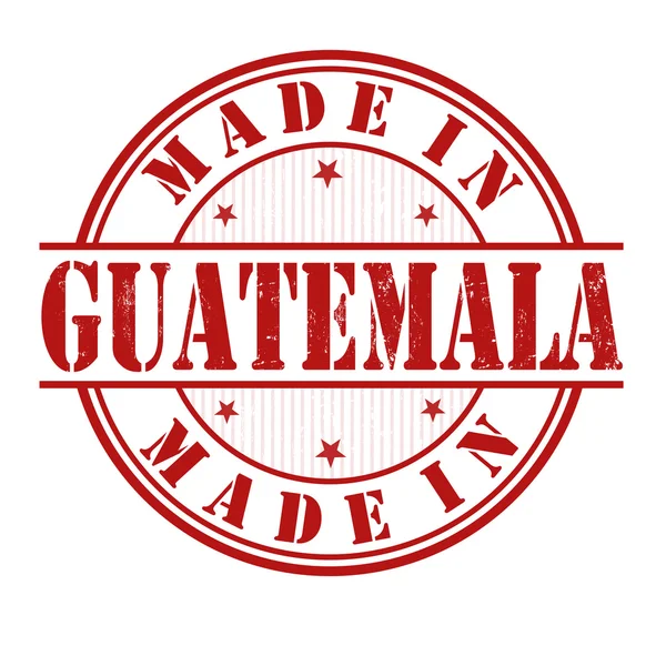 Made in Guatemala stamp — Stock Vector