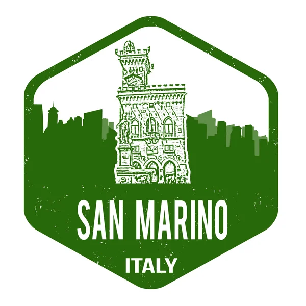 San Marino stamp — Stock Vector