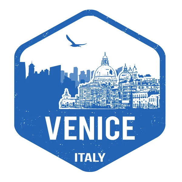 Venice stamp — Stock Vector