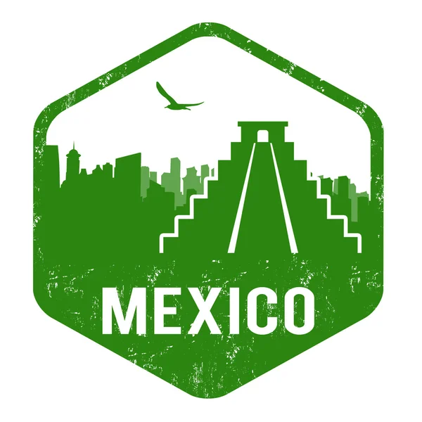 Mexico stamp — Stock Vector