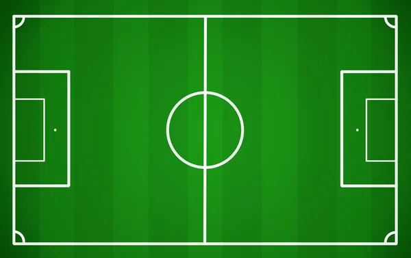 Campo de fútbol — Vector de stock