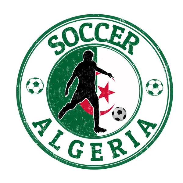 Algerien Fußballmarke — Stockvektor