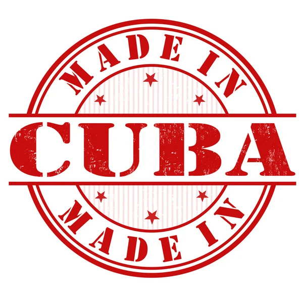 W Kubie pieczęć — Wektor stockowy