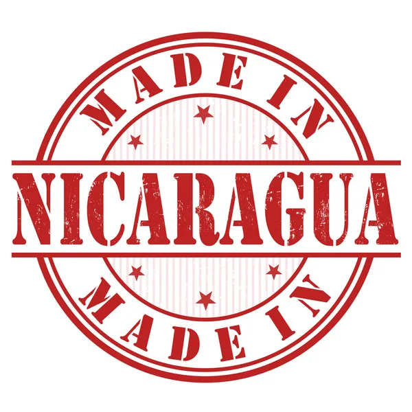 Made in Nicaragua stamp — Stock Vector