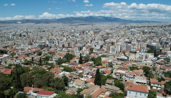 Athens as seen from the Acropolis — Stock Photo, Image