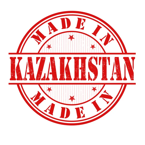 Made in Kazakhstan stamp — Stock Vector