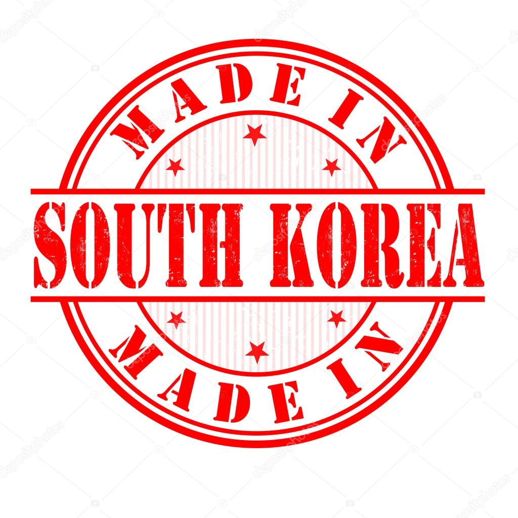 Made in South Korea stamp