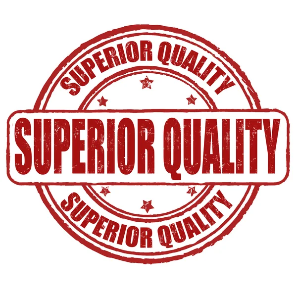Superior quality stamp — Stock Vector