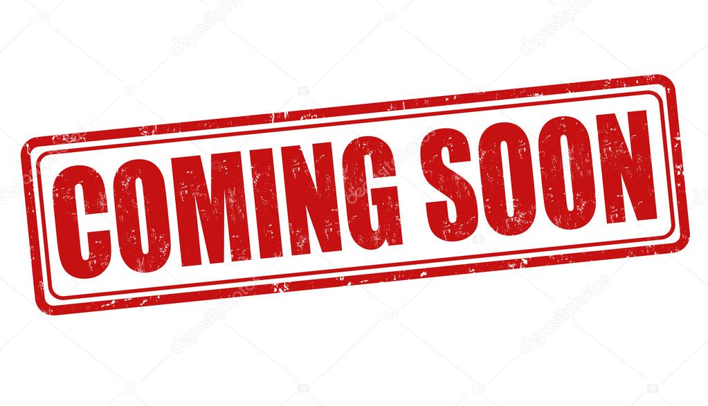 Coming soon grunge rubber stamp on white, vector illustration