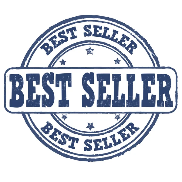 Carimbo de melhor vendedor — Vetor de Stock