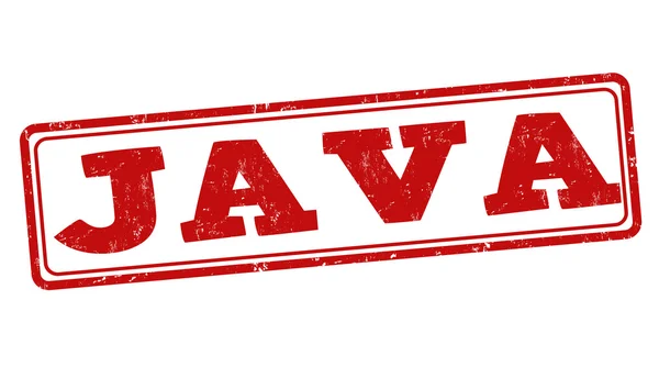 Java stamp — Stock Vector