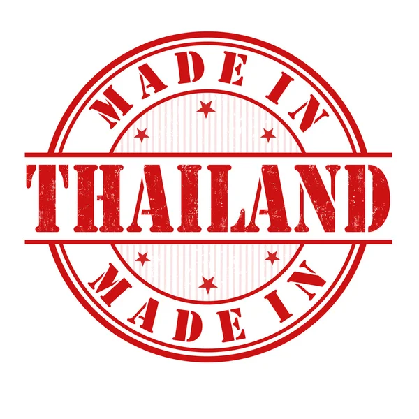 Gemaakt in thailand stempel — Stockvector