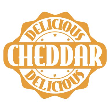 lezzetli peynir damga veya etiket