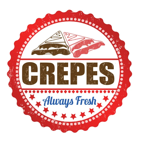 Crepes stämpel — Stock vektor