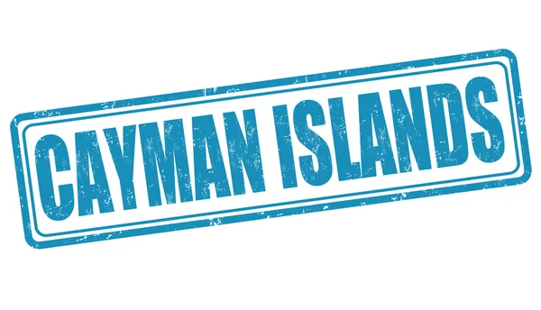 Cayman Adaları damgası — Stok Vektör