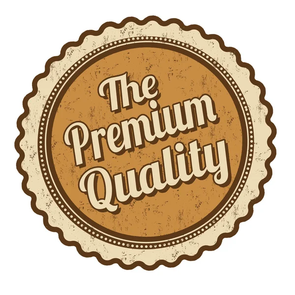 O selo de qualidade premium — Vetor de Stock