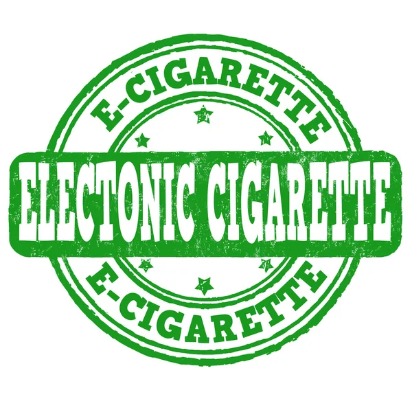 Elektroniczny papieros pieczęć — Wektor stockowy