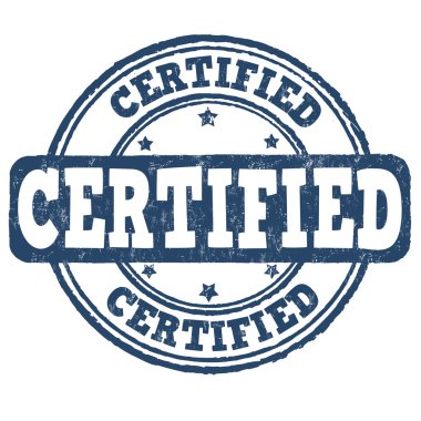 Sertifikalı damgası